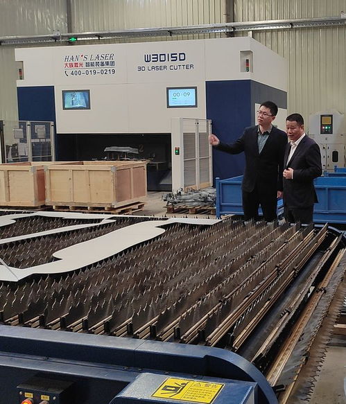 大族激光产业集团产品线总经理周桂兵到访广州和顺汽车零部件公司